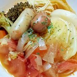 具だくさん野菜のトマト煮込みスープ